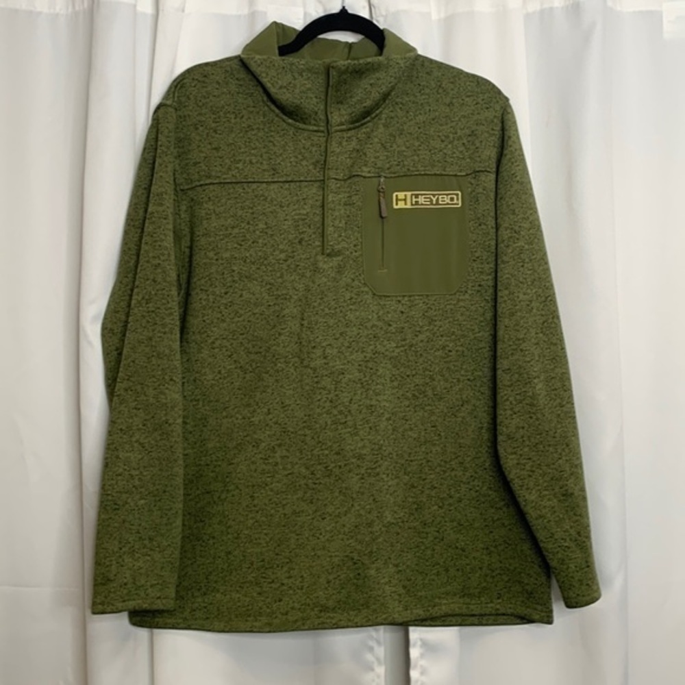 Hey Bo Men Green Sweater Size Medium‎